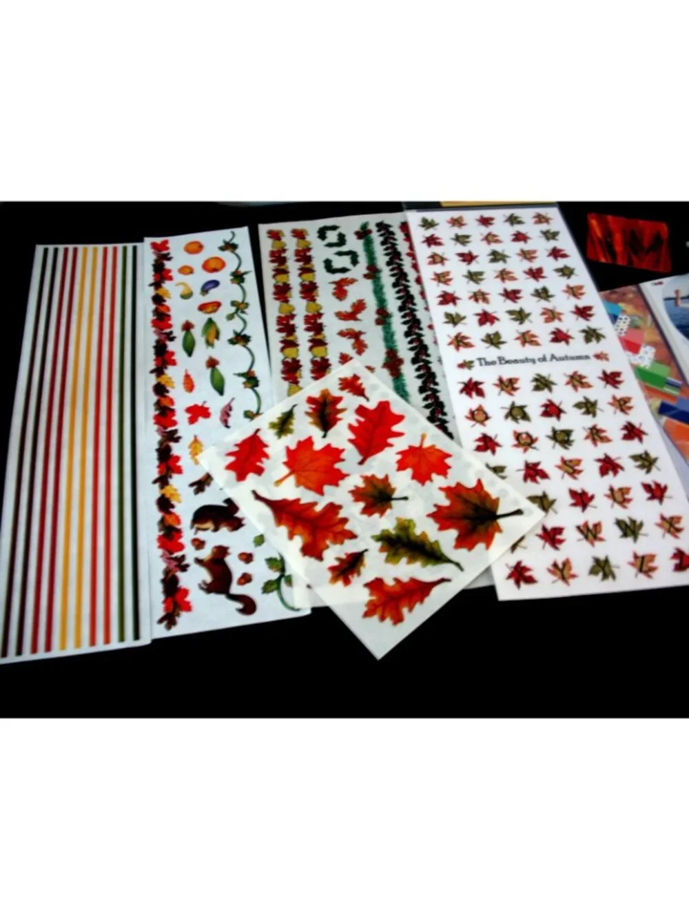 Lot Paper Packs, Pumpkin Spice,Baby, Rainbow, Elegant 8